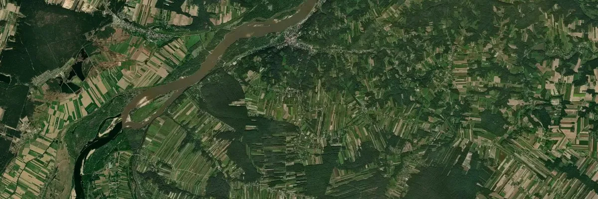 Widok na miasto: Kazimierz Dolny