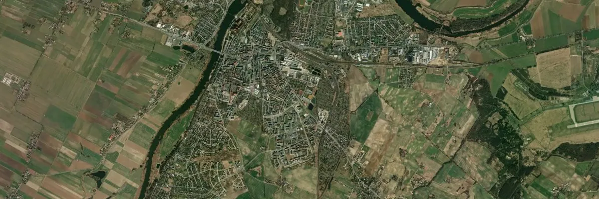 Widok na miasto: Malbork