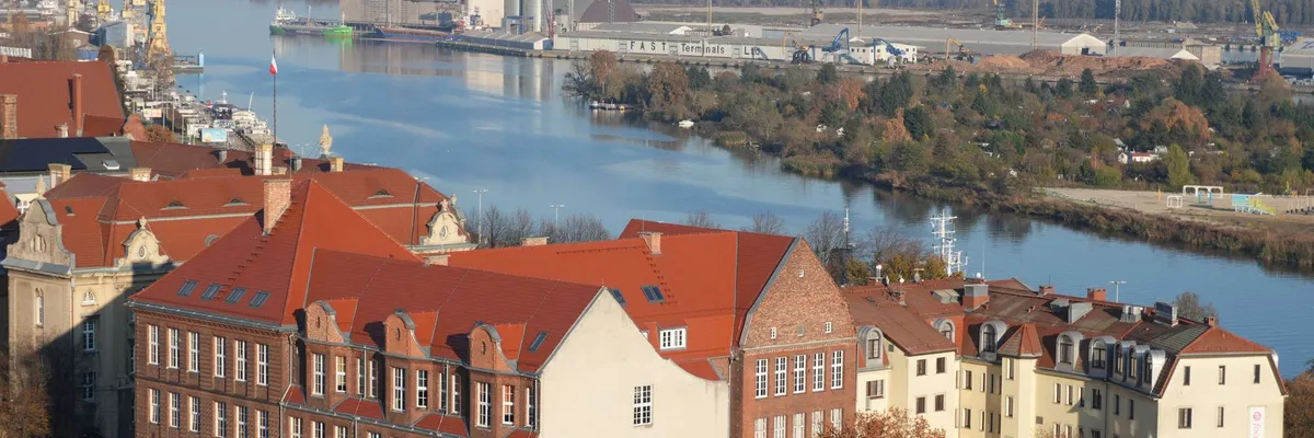 Widok na miasto: Szczecin