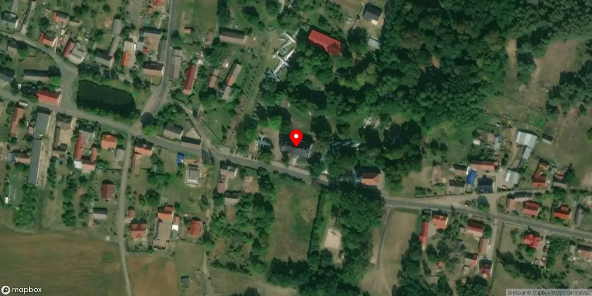 Satelitarny widok na Lubuskie Muzeum Wojskowe w Zielonej Górze