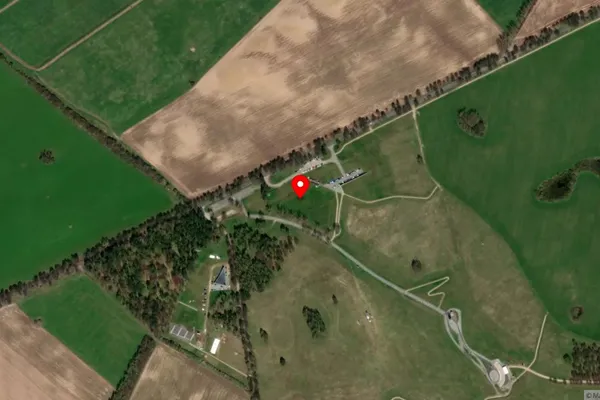 Widok z lotu ptaka: Muzeum Bitwy pod Grunwaldem w Stębarku