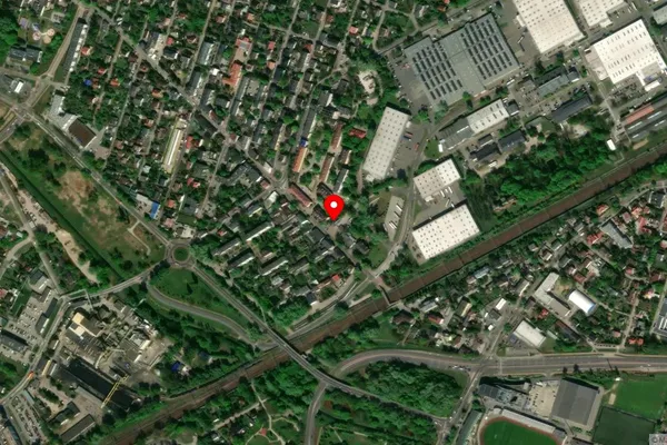 Widok z lotu ptaka: Muzeum Dulag 121