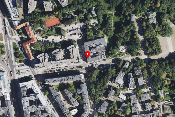 Widok z lotu ptaka: Muzeum Harcerstwa w Warszawie