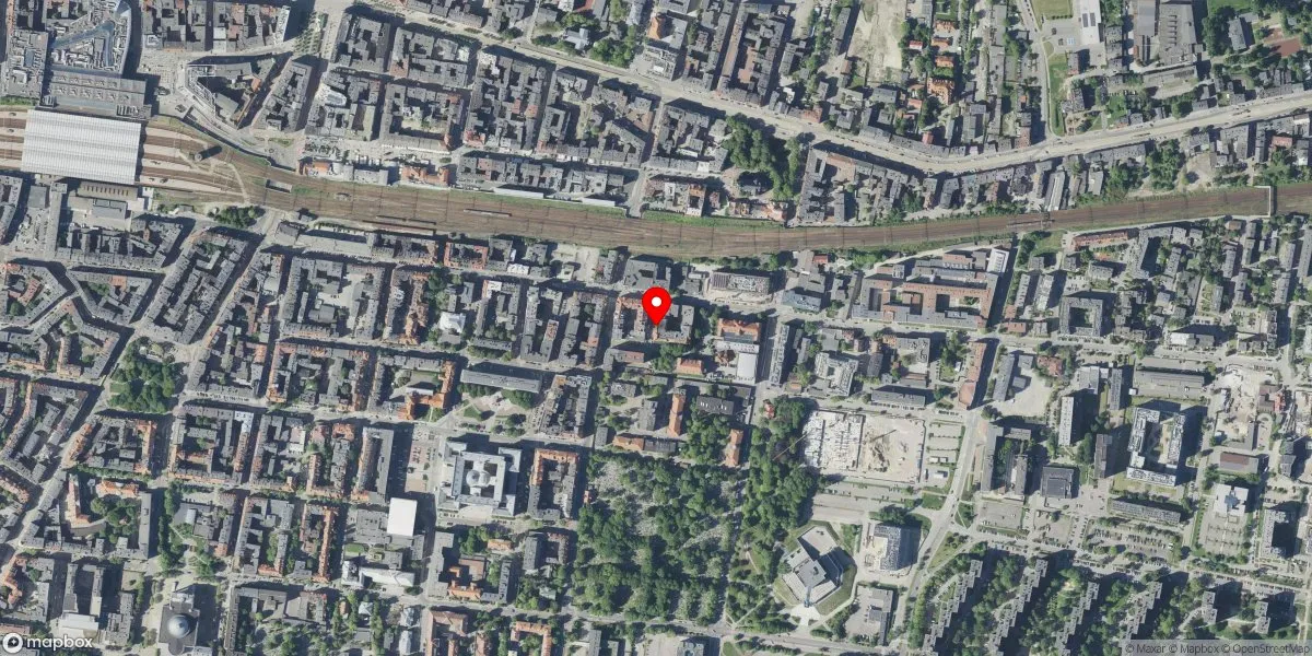 Satelitarny widok na Muzeum Historii Katowic w Katowicach