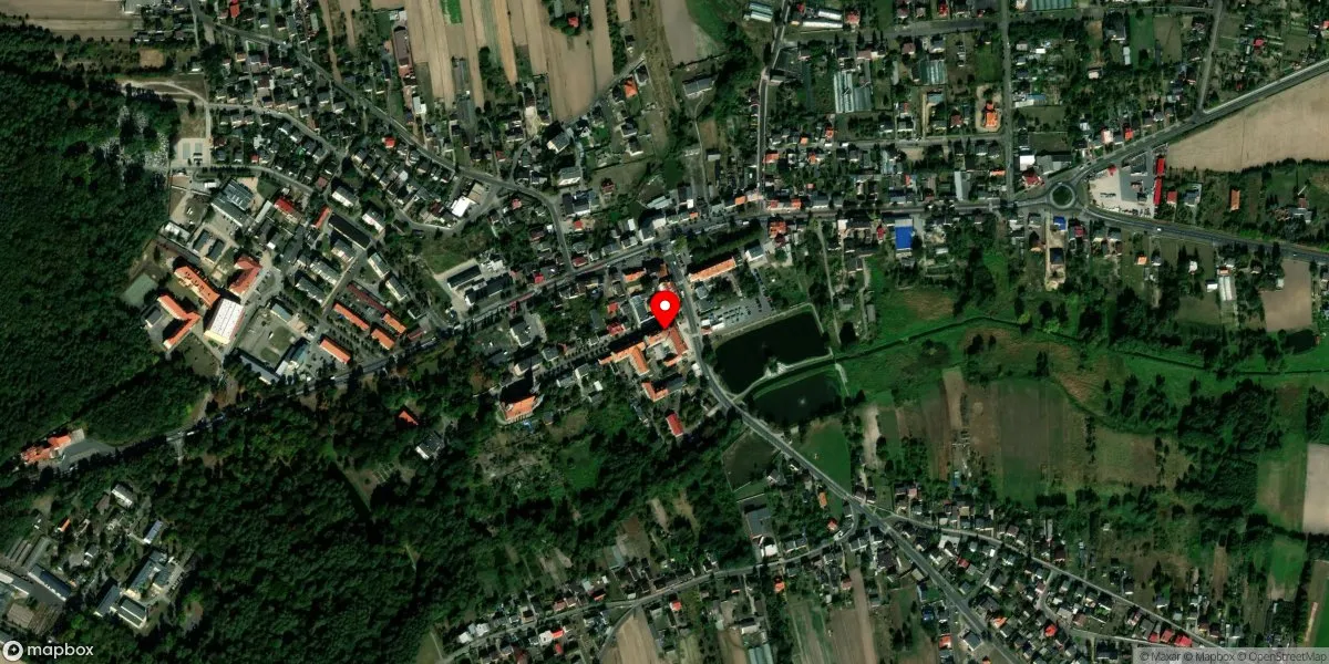 Satelitarny widok na Muzeum Historii Przemysłu w Opatówku