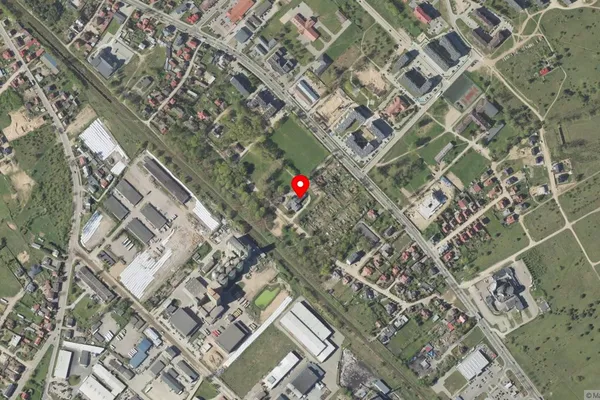 Widok z lotu ptaka: Muzeum Historyczne w Grajewie ( "Grajewska Izba Historyczna")