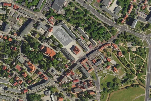 Widok z lotu ptaka: Muzeum Historyczne w Lubinie