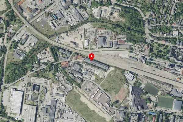 Widok z lotu ptaka: Muzeum Hutnictwa Cynku - Walcownia