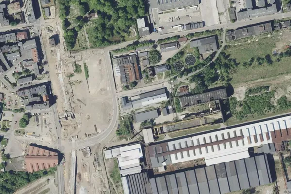 Widok z lotu ptaka: Muzeum Hutnictwa w Chorzowie