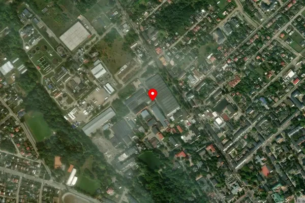 Widok z lotu ptaka: Muzeum Lniarstwa im. Filipa De Girarda w Żyrardowie