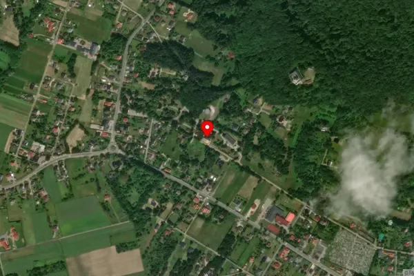 Widok z lotu ptaka: Muzeum Małopolski Zachodniej w Wygiełzowie