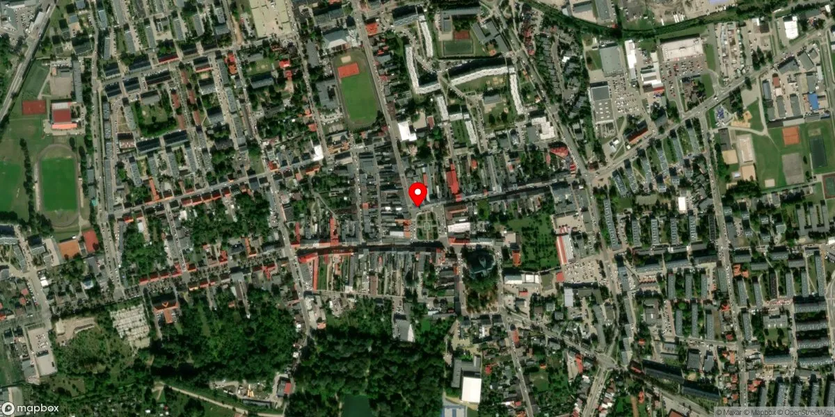 Satelitarny widok na Muzeum Miasta Turku im. Józefa Mehoffera