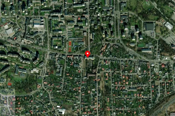 Widok z lotu ptaka: Muzeum Miejskie "Sztygarka" w Dąbrowie Górniczej