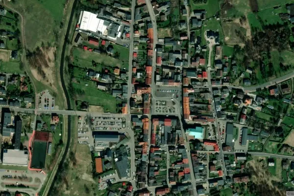 Widok z lotu ptaka: Muzeum Miejskie w Bieruniu