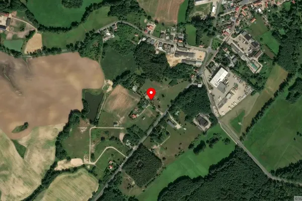 Widok z lotu ptaka: Muzeum Młynarstwa i Rolnictwa w Osiecznej