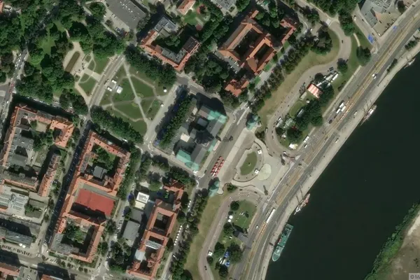 Widok z lotu ptaka: Muzeum Narodowe w Szczecinie