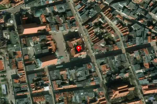 Widok z lotu ptaka: Muzeum Okręgowe w Toruniu