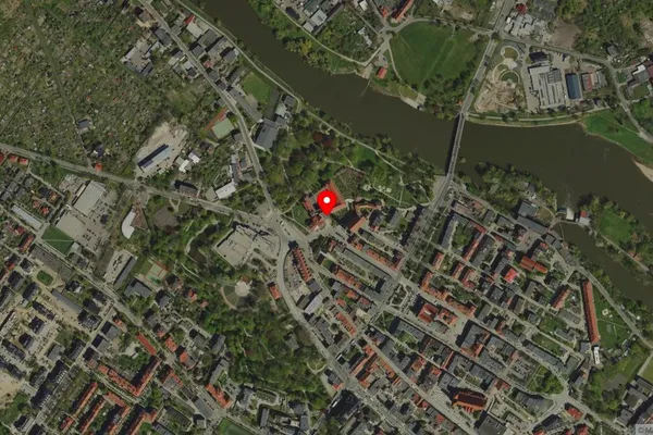 Widok z lotu ptaka: Muzeum Piastów Śląskich w Brzegu