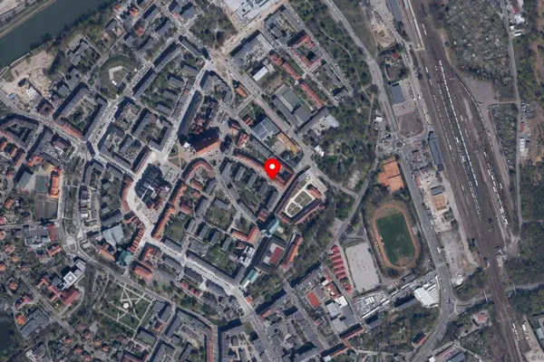 Widok z lotu ptaka: Muzeum Powiatowe w Nysie