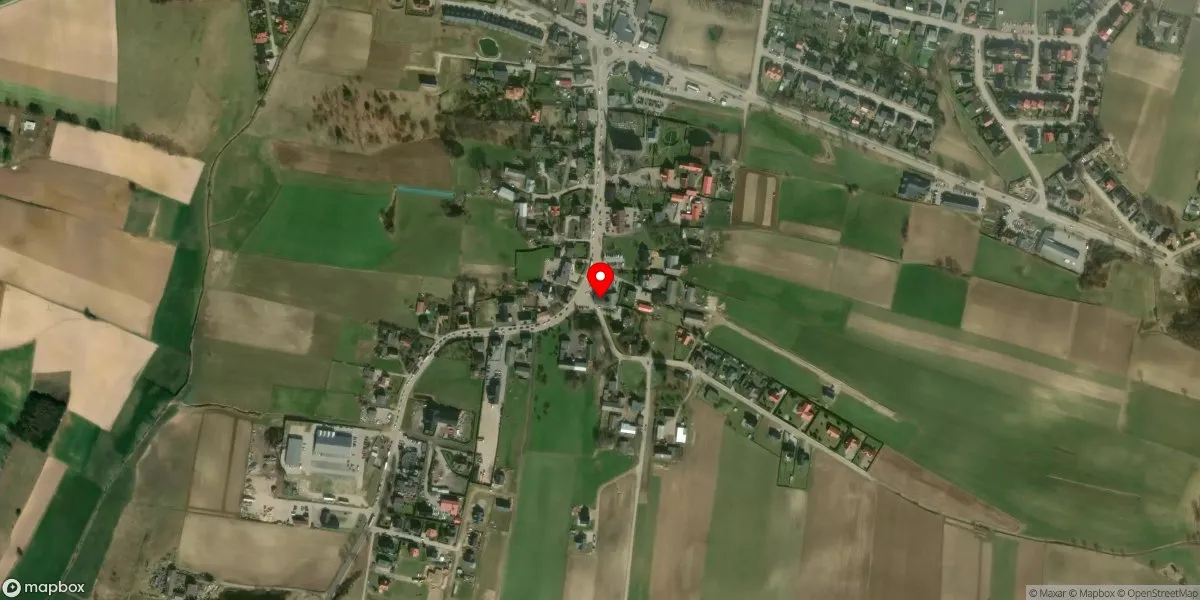 Satelitarny widok na Muzeum Pożarnictwa w Przodkowie