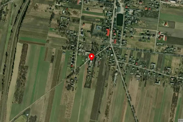 Widok z lotu ptaka: Muzeum Regionalne im. Wł. St. Reymonta w Lipcach Reymontowskich