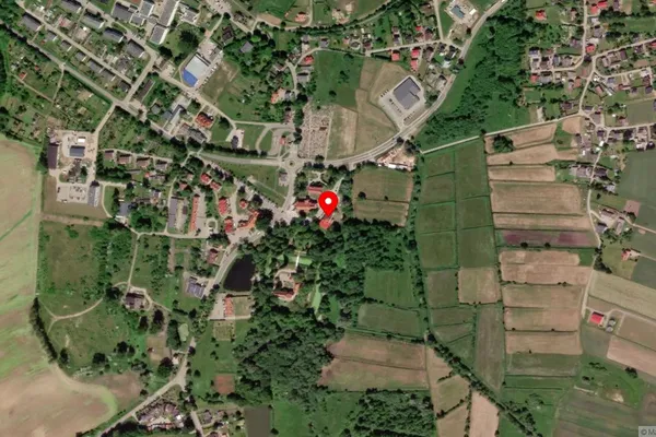 Widok z lotu ptaka: Muzeum Regionalne w Krokowej