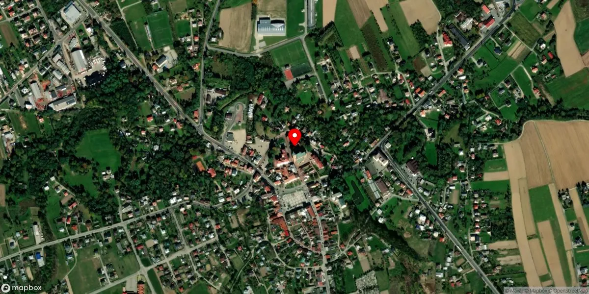 Satelitarny widok na Muzeum Regionalne w Pilźnie