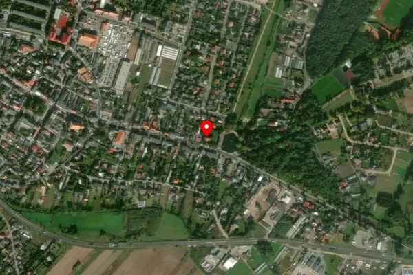 Widok z lotu ptaka: Muzeum Regionalne w Słupcy