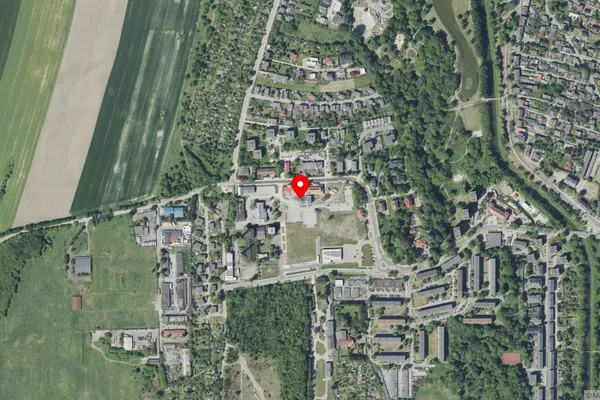 Widok z lotu ptaka: Muzeum Saturn w Czeladzi