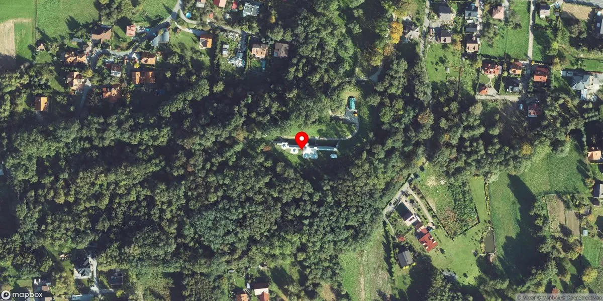 Satelitarny widok na Muzeum Spraw Wojskowych w Krakowie