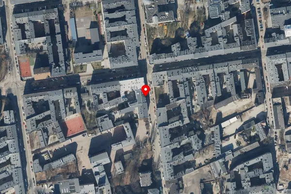 Widok z lotu ptaka: Muzeum Sztuki w Łodzi