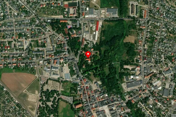 Widok z lotu ptaka: Muzeum - Zamek Górków w Szamotułach