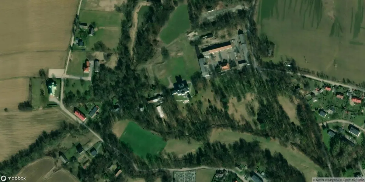 Satelitarny widok na Muzeum Zamkowe w Grodźcu