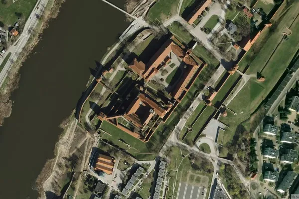 Widok z lotu ptaka: Muzeum Zamkowe w Malborku