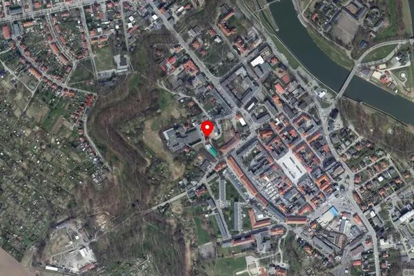 Widok z lotu ptaka: Muzeum Ziemi Kozielskiej w Kędzierzynie Koźlu