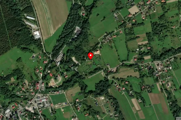 Widok z lotu ptaka: Muzeum Żywiecki Park Etnograficzny