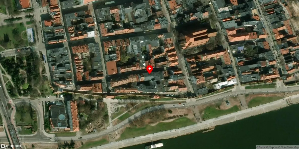 Satelitarny widok na Żywe Muzeum Piernika